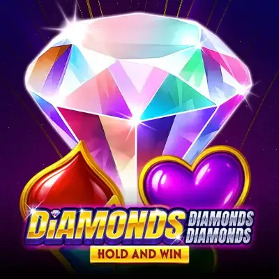 Diamonds Diamonds Diamonds Hold and Win game cover